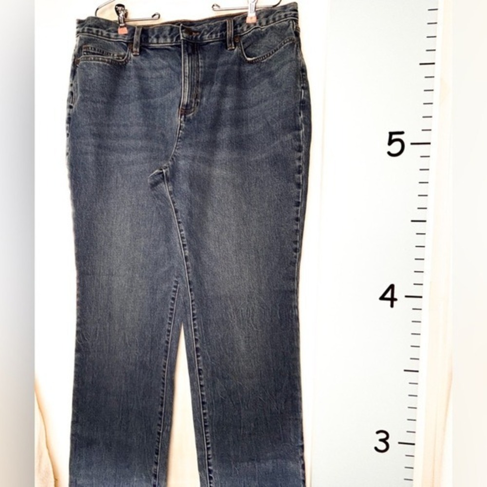 Lands' End Straight Leg‎ Blue Jeans US 16 Women's